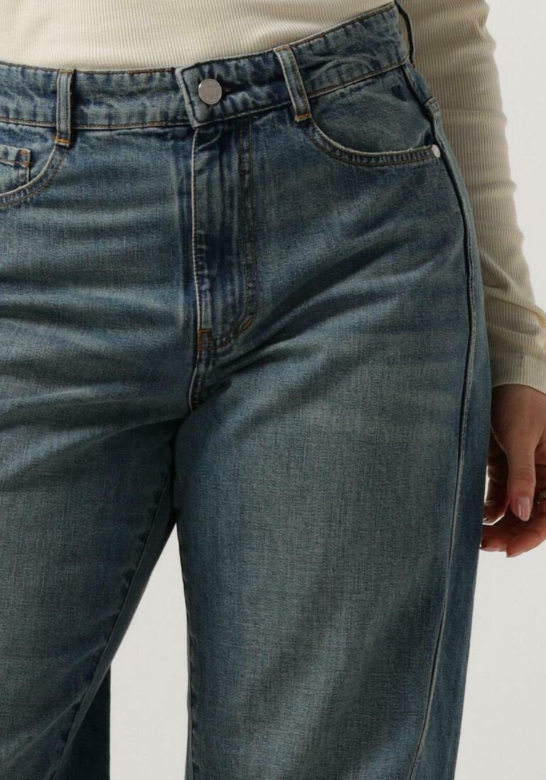 VANILIA blauwe vanilia straight leg jeans denim straight leg