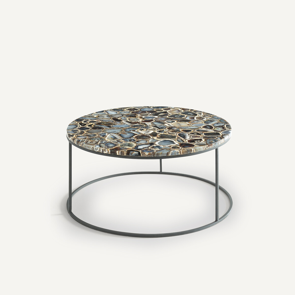 AM.PM<br>Mesa de centro em ágata e aço, Anaximène