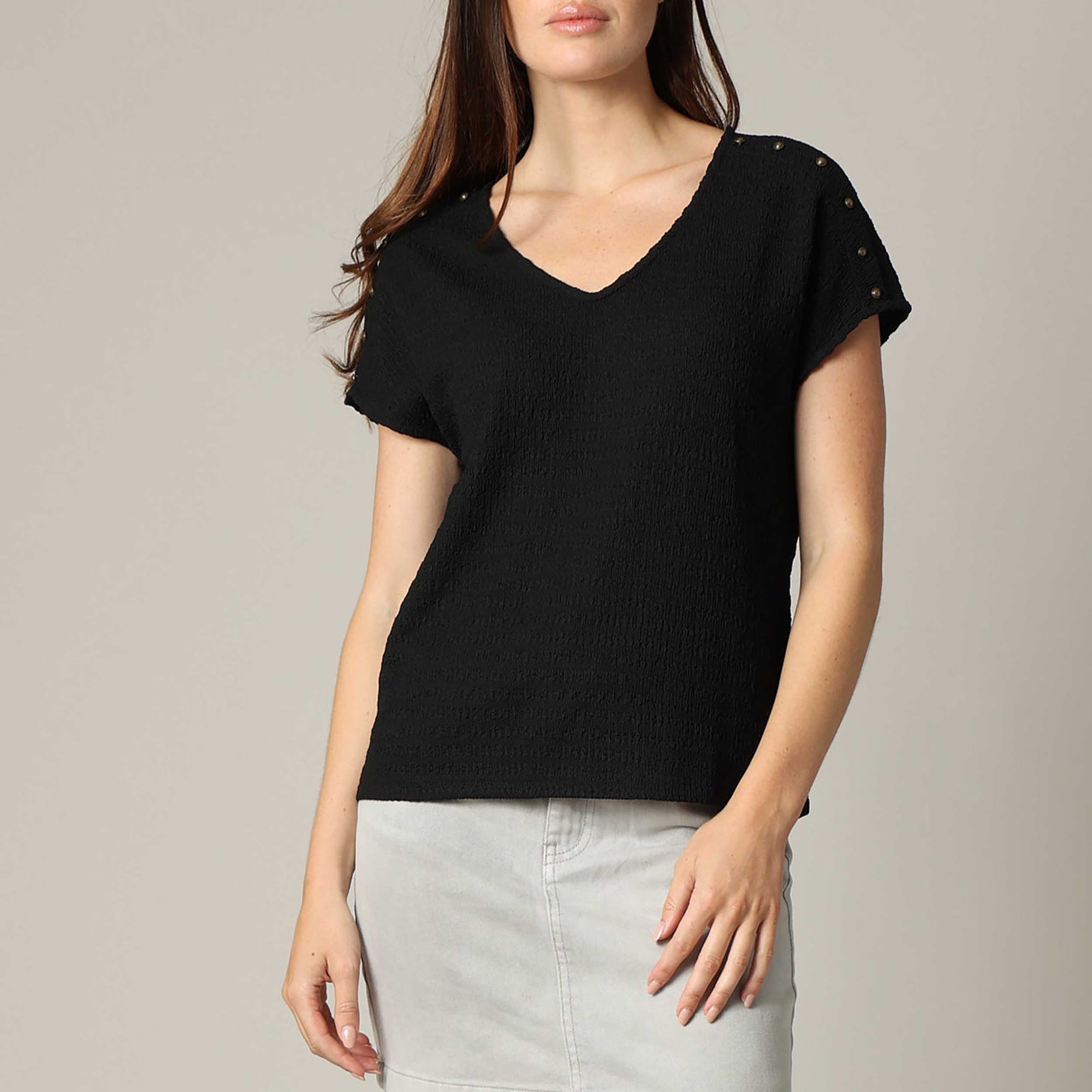 Top Femme noir