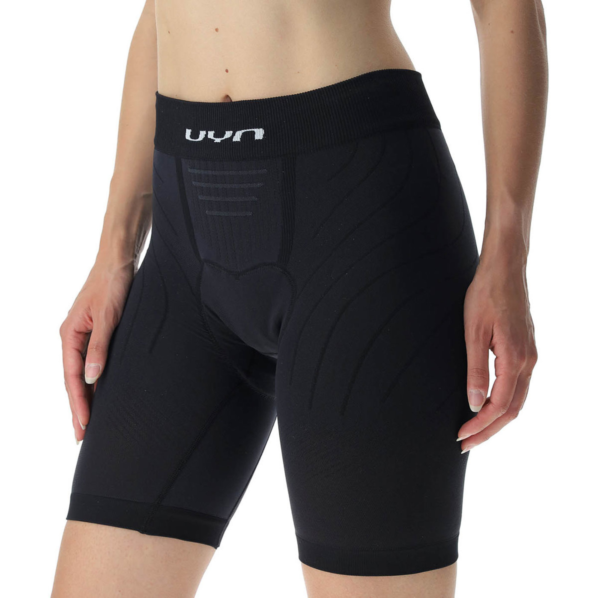 UYN Motyon Allroad UW Fietsonderbroek met Zeem Zwart/Wit Dames