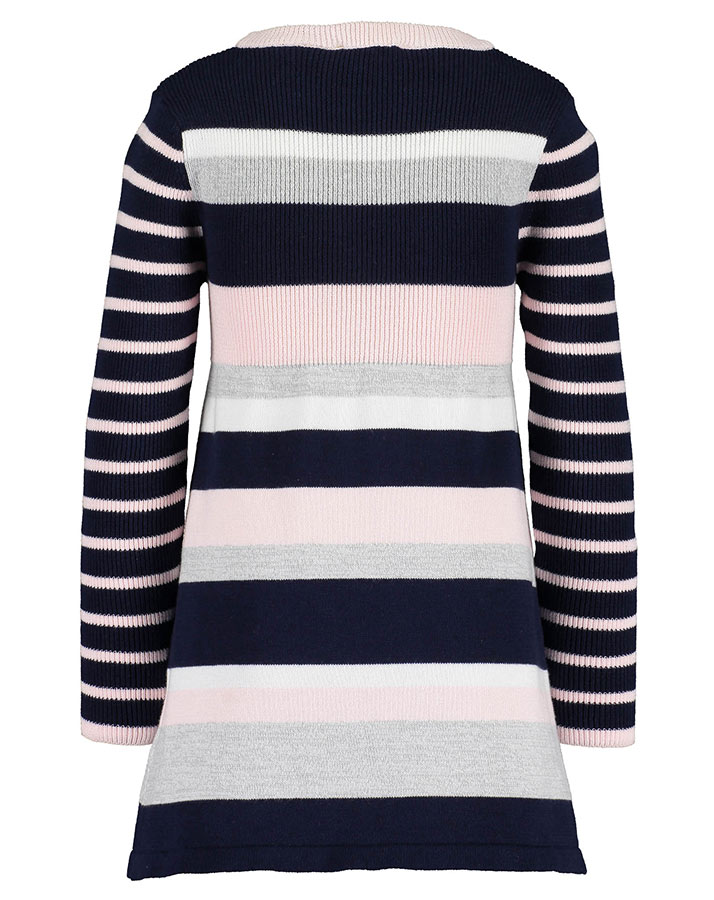 Strickkleid COSMIC LOVE – STRIPES in nachtblau