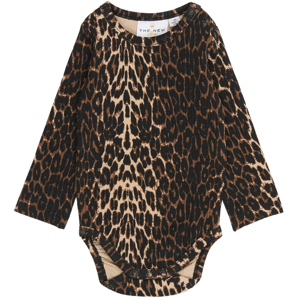 Køb THE NEW Siblings Oxford Tan AOP Ellie Rib Body
