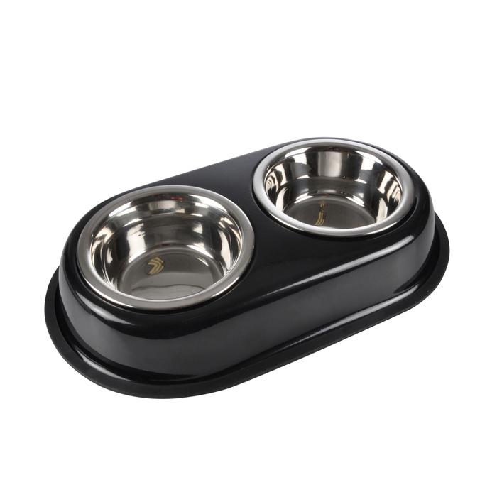 BOL DOUBLE INOX SUPPORT METAL ANTIDERAPANT 2X350ML NOIR