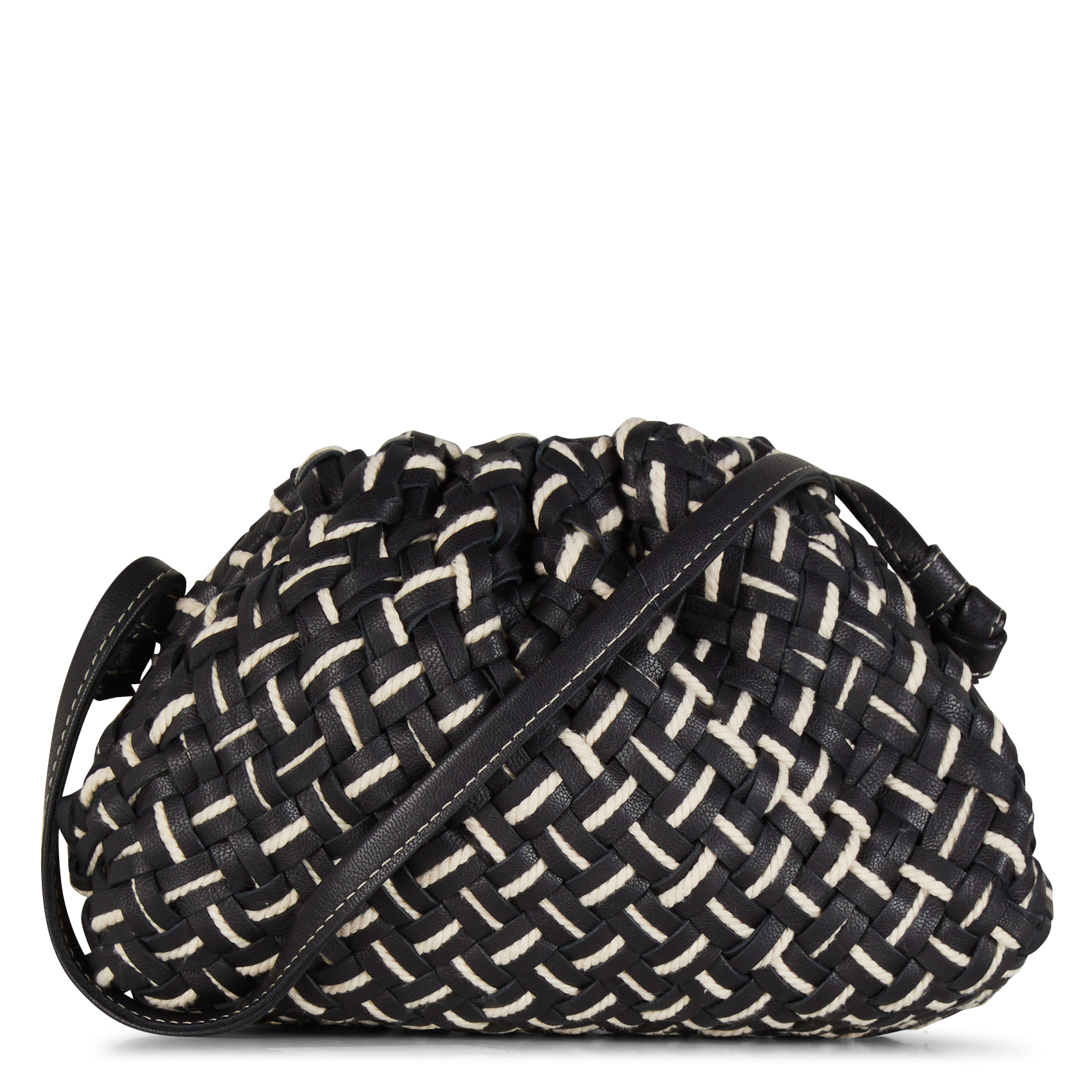 LUNA - Sac pochette en cuir| Noir