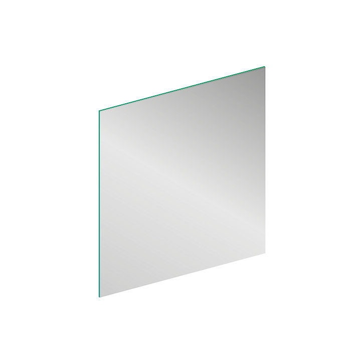 Miroir salle de bains rectangulaire 80x90 cm argent Imandra