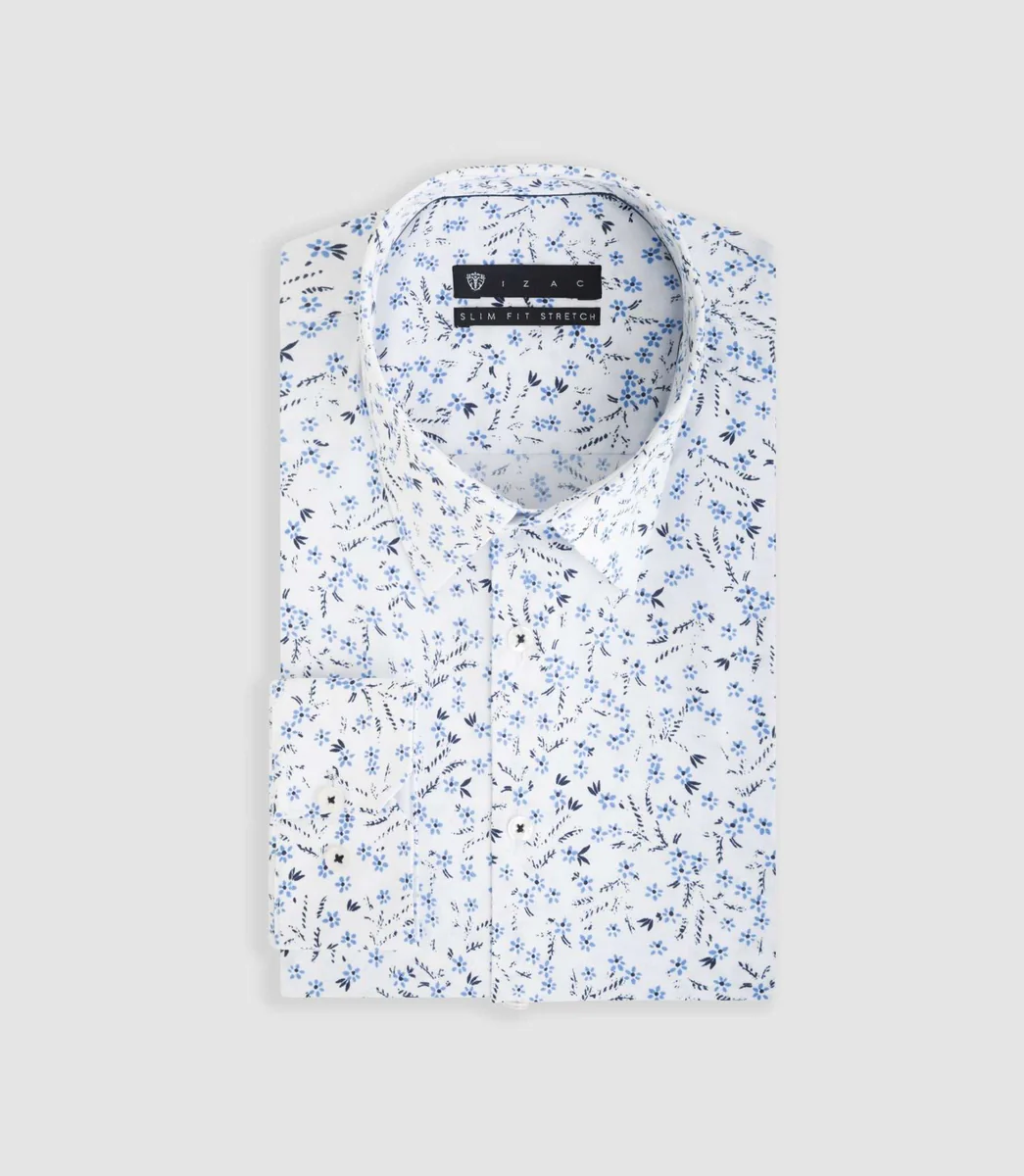 Chemise ville bleue 