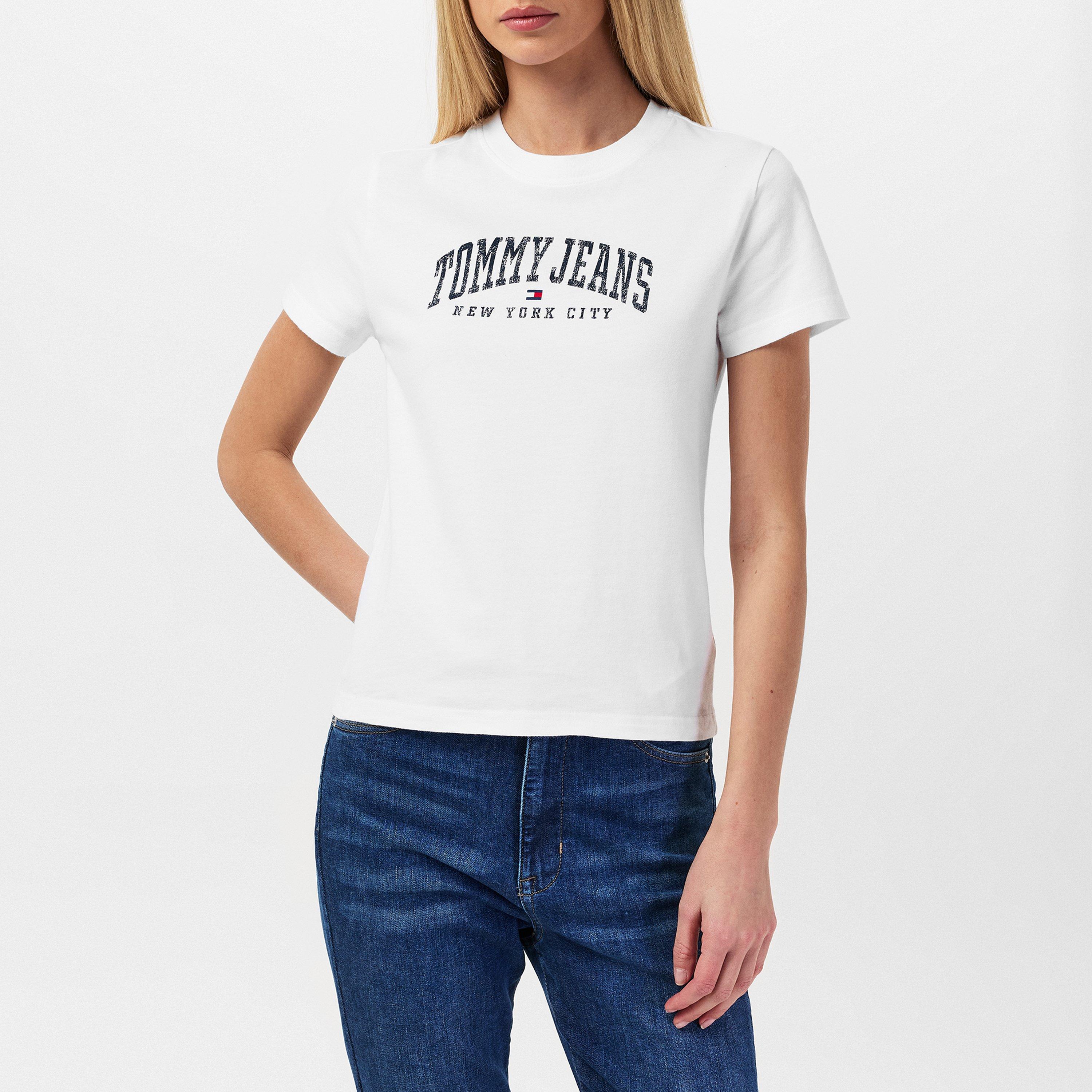 Tommy Jeans Varsity Logo Crew Neck T Shirt