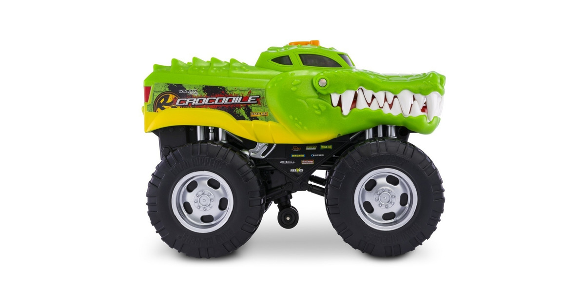 NikkoRoad Rippers - Wheelie Monsters: Crocodile Truck Speelgoedvoertuig