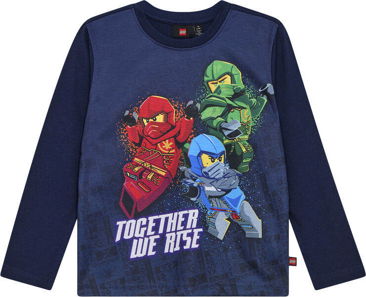 LEGO kidswear-LEGO børnetøj LWTAFFY 116 - T-SHIRT L/S Blå