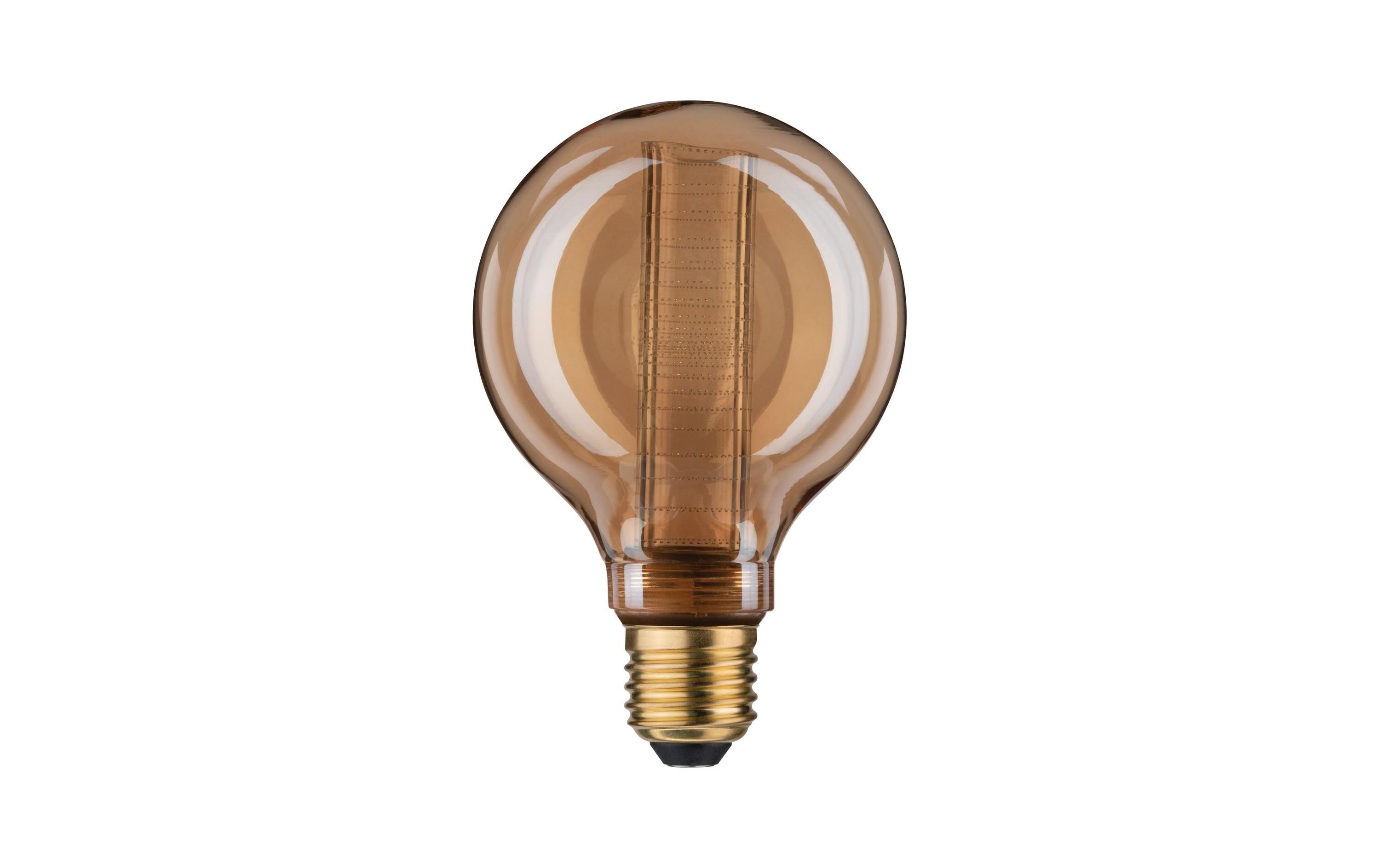 Lampe Vintage Globe 4 W (21 W) E27 RingmusterVintage-Globe G95 mit Innenkolben Ringmuster