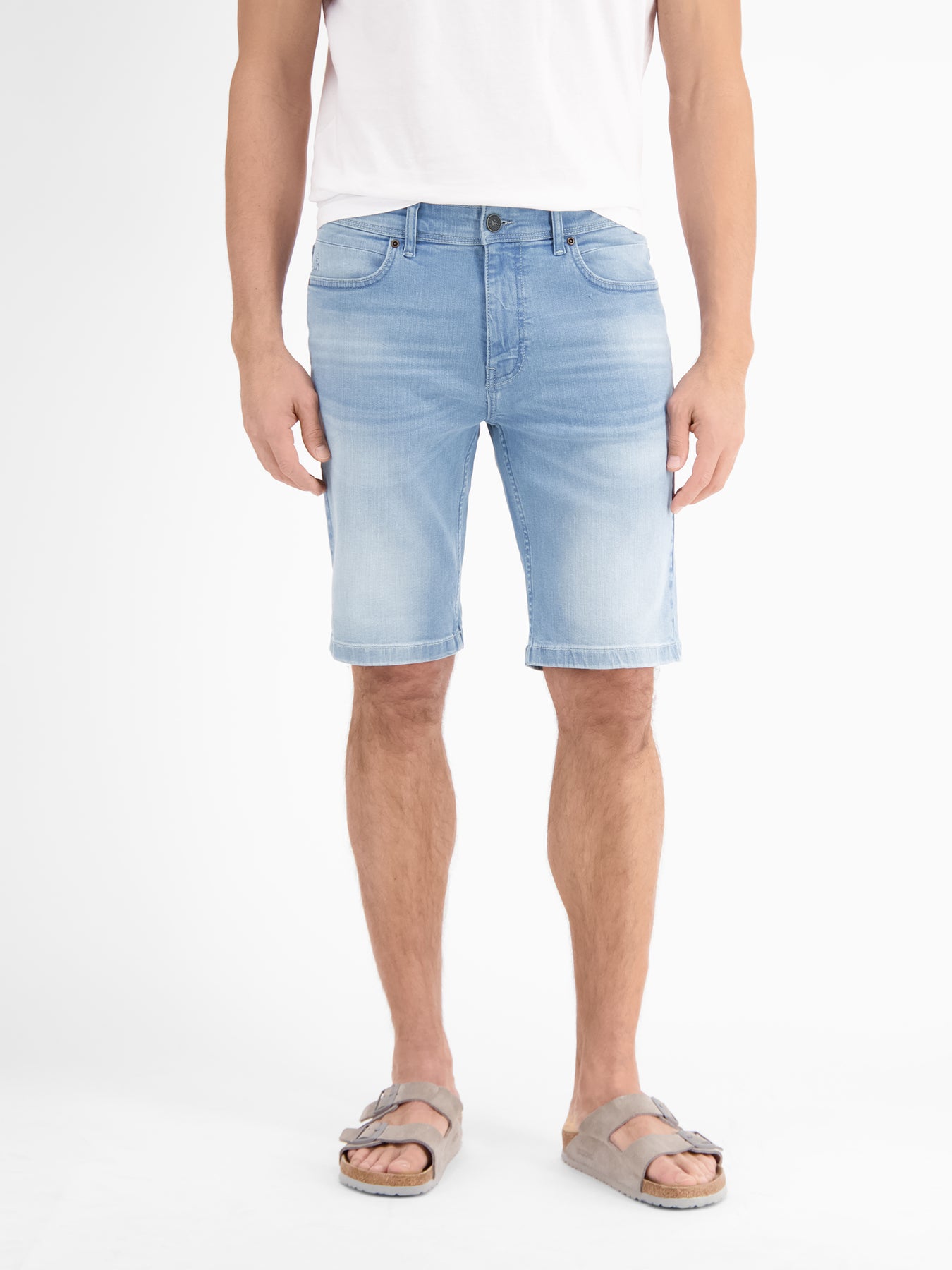 Herren Denim-Bermuda in Comfort-Stretch