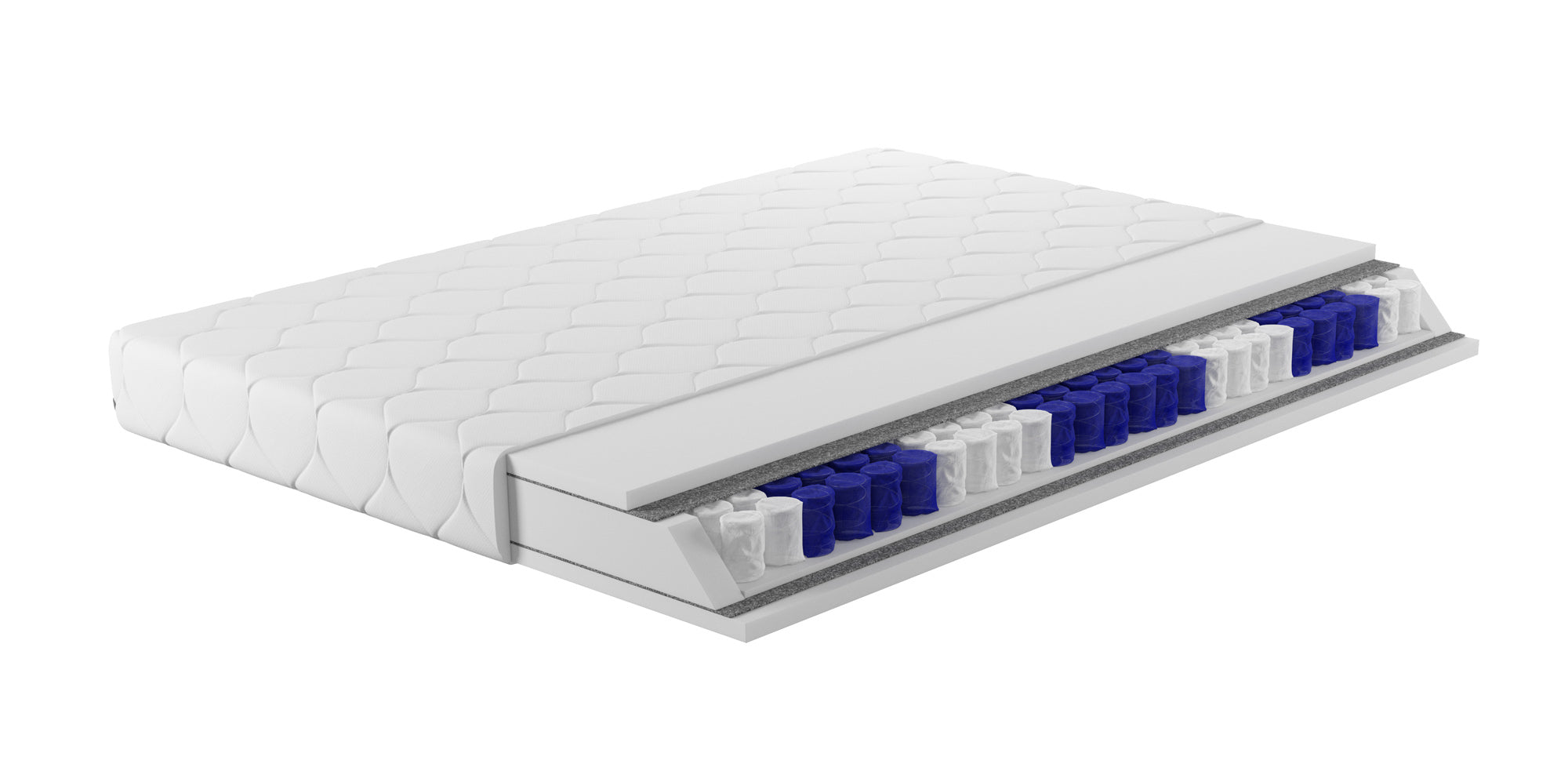 Meubella - Matras Brest - Pocketvering 7 zones - 160x200 cm