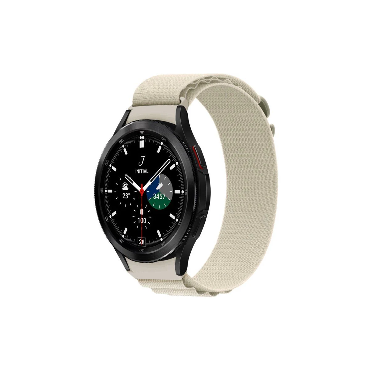 Artic Elastisk nylon armbånd Samsung Galaxy Watch 4 Classic (46mm) -