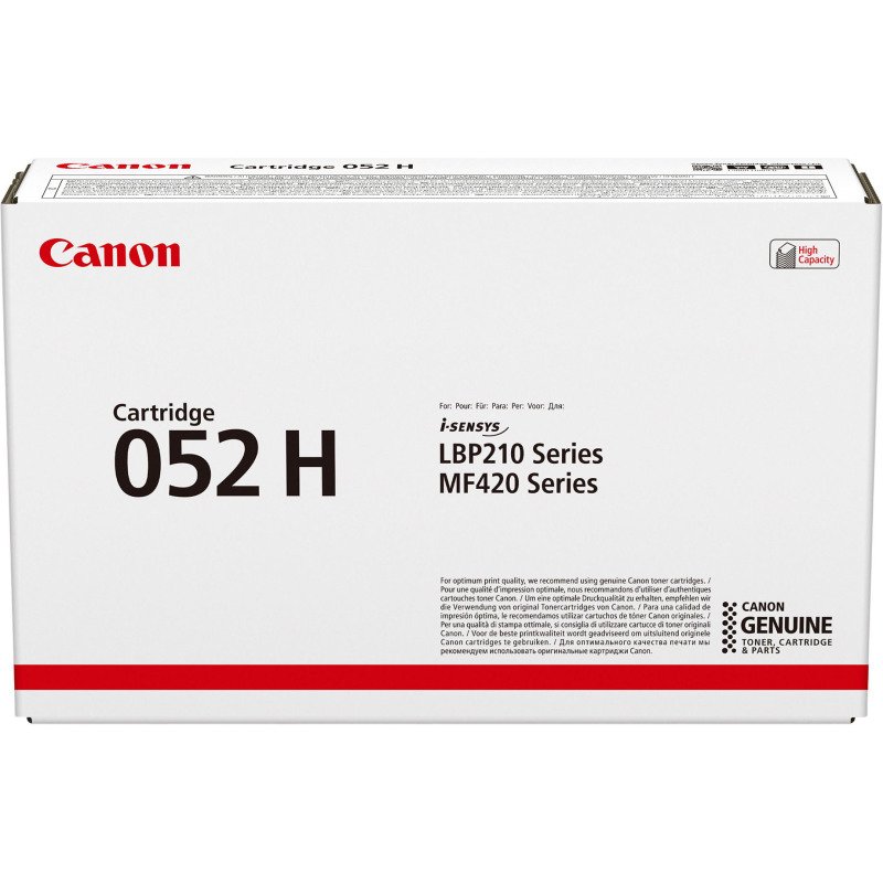 Canon 052H - Toner haute capacité noir pour imprimante laser