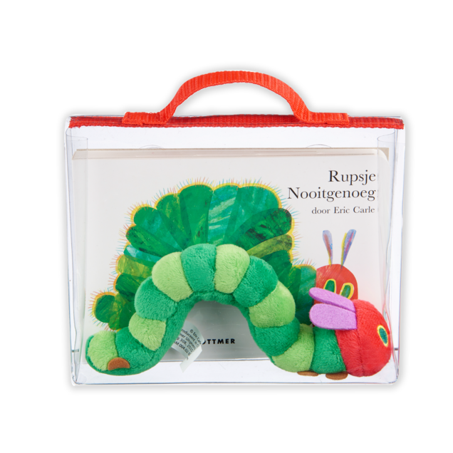 Kinderboek | Rupsje Nooitgenoeg met knuffel