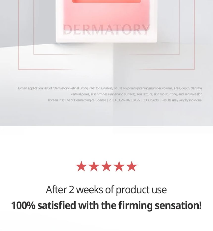 DERMATORY - Retinale Lifting Pad