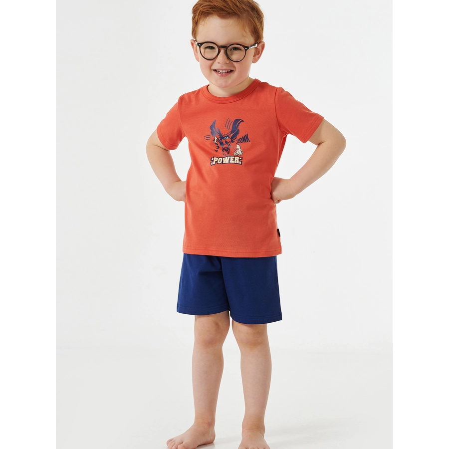 Schiesser Pyjama Natural Love Organic Cotton rot