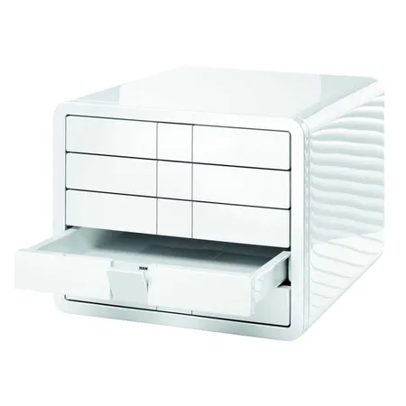 HAN Schubladenbox iBox, 5 geschlossene Schübe für Formate bis C4, weiß