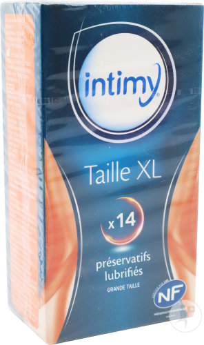 Intimy Le Plus Large Préservatifs Lubrifiés Taille XL 14 Préservatifs
