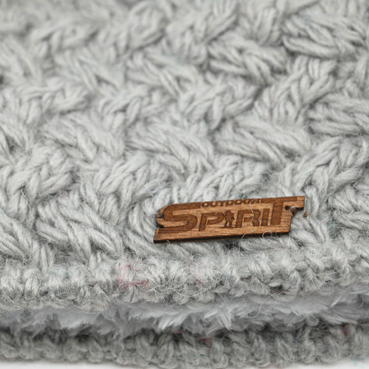 OUTDOOR SPIRIT Strickmütze  mit Pompon uni