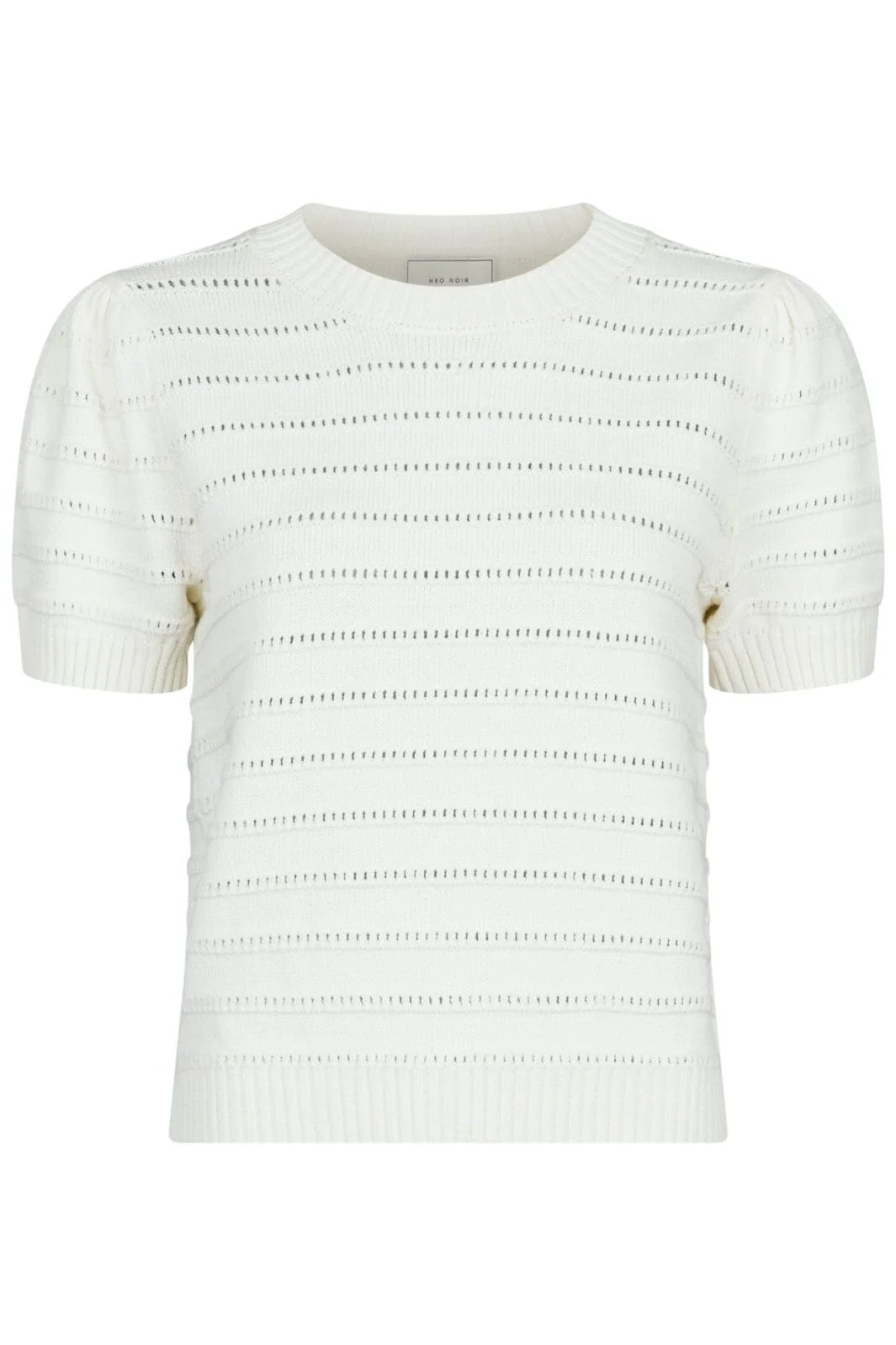 Neo Noir Sidra Stitch Solid Knit Blouse