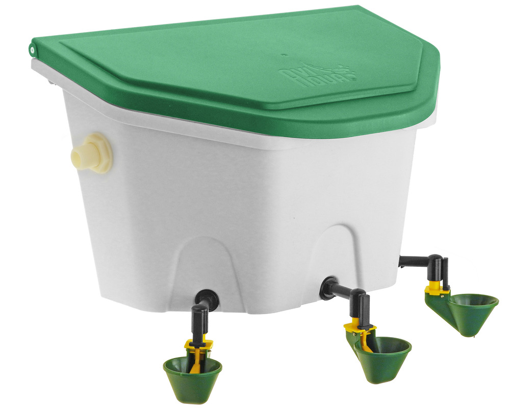 Abreuvoir automatique suspendu plastique 8 litres aviaqua 3 godets