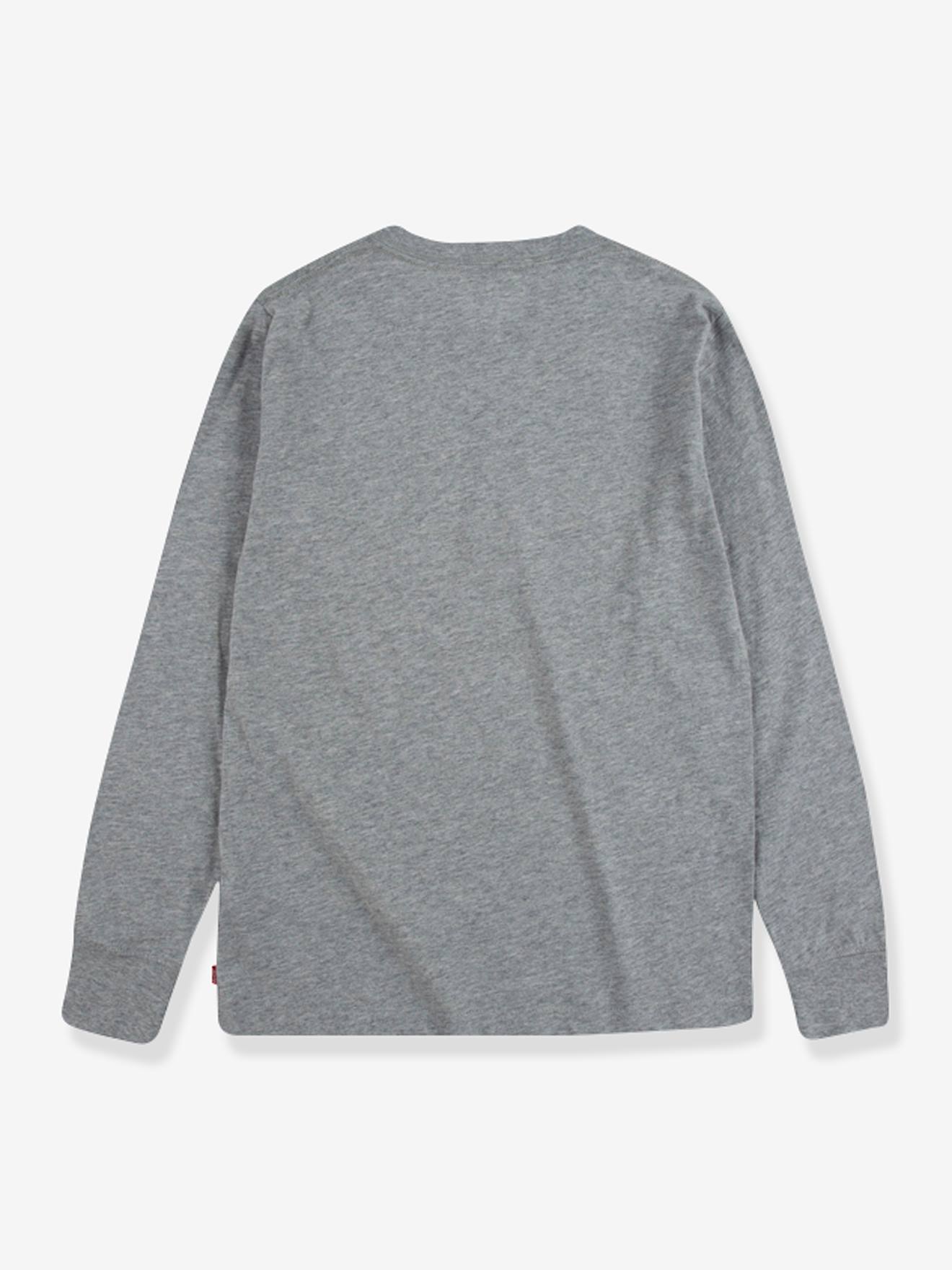 Camiseta de manga comprida Levi's Batwing, cinza
