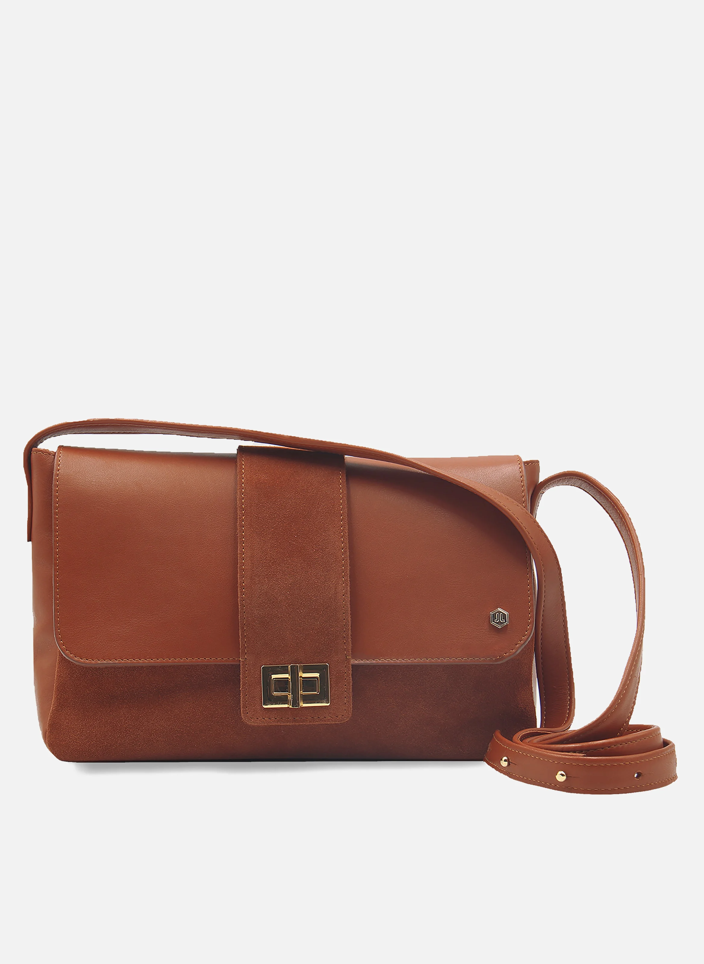 Sac bandoulière cuir | Orange