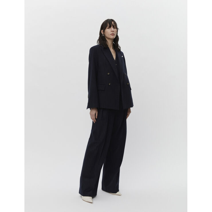 DAY Birger et Mikkelsen Preston - Woolen Pinstripe Total eclipse
