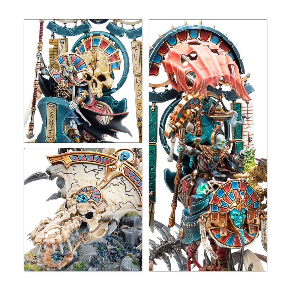 Warhammer - The Old World : Roi des Tombes de Khemri - Roi des Tombes sur Dragon d'Os Nécrolithe