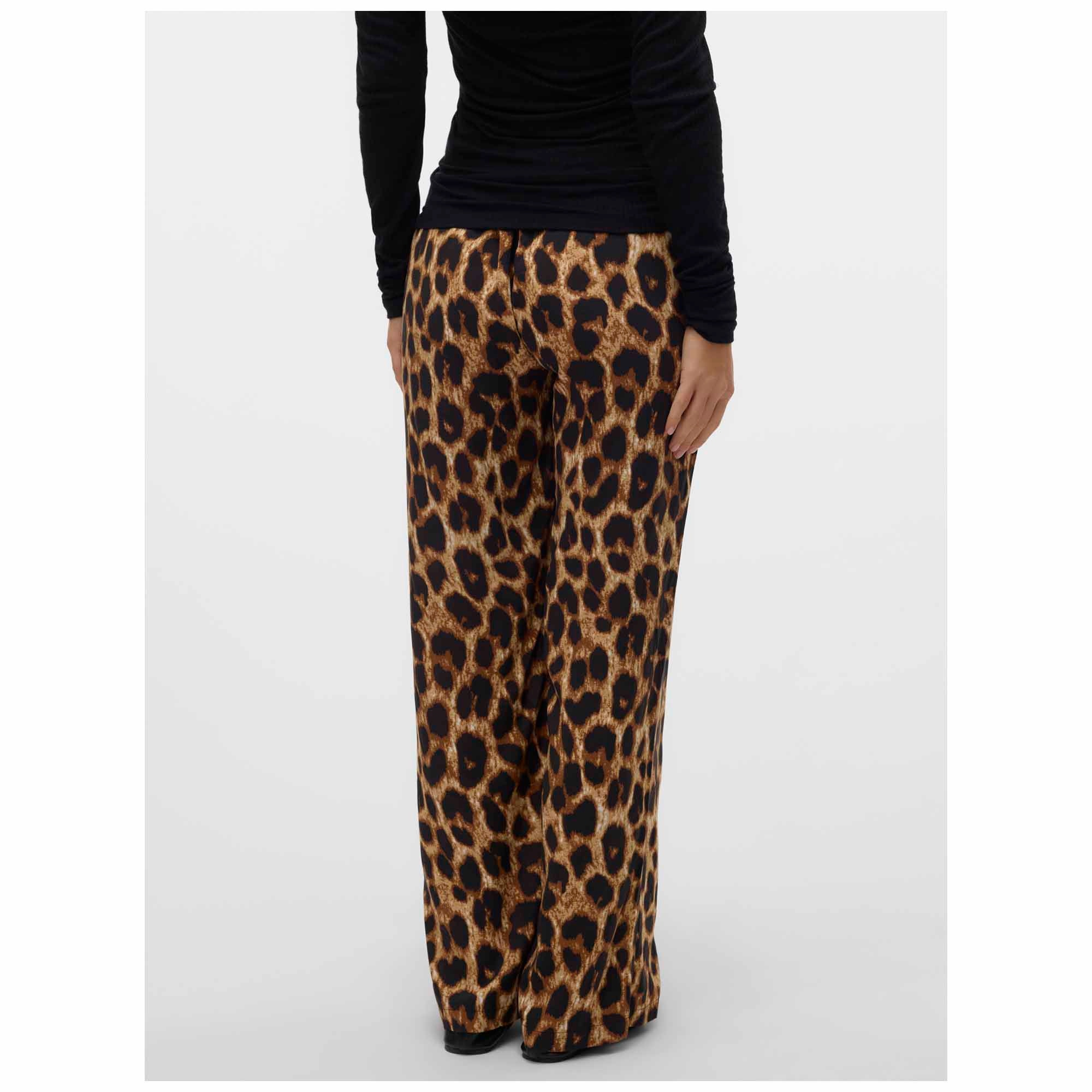 Mamalicious zwangerschapsbroek lang panterprint multi