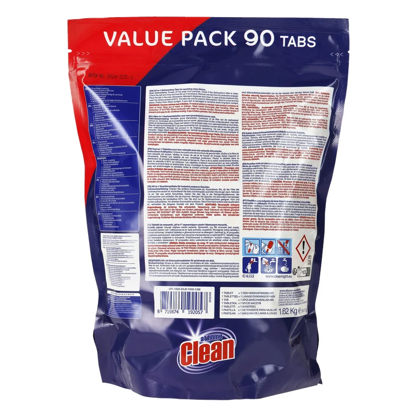 Maskinoppvaskmiddel 90-pk