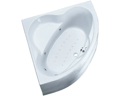Whirlpool OTTOFOND Samba 140 x 140 cm wit glanzend glad 64201