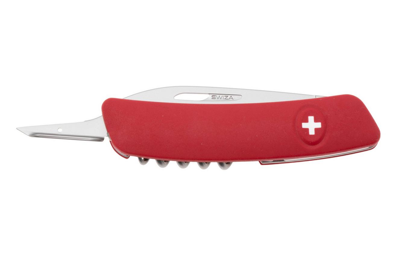 Swiza D01 AM, KNI.0016.1900, Red Helvetix, Zwitsers zakmes, 4 tools