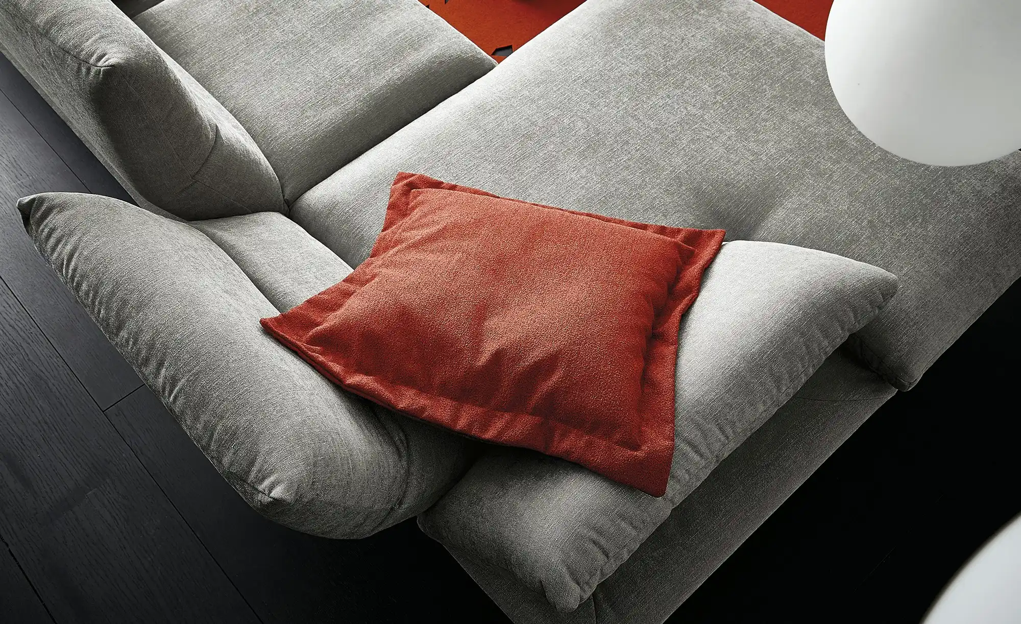 KOINOR Ecksofa aus Flachgewebe Francis