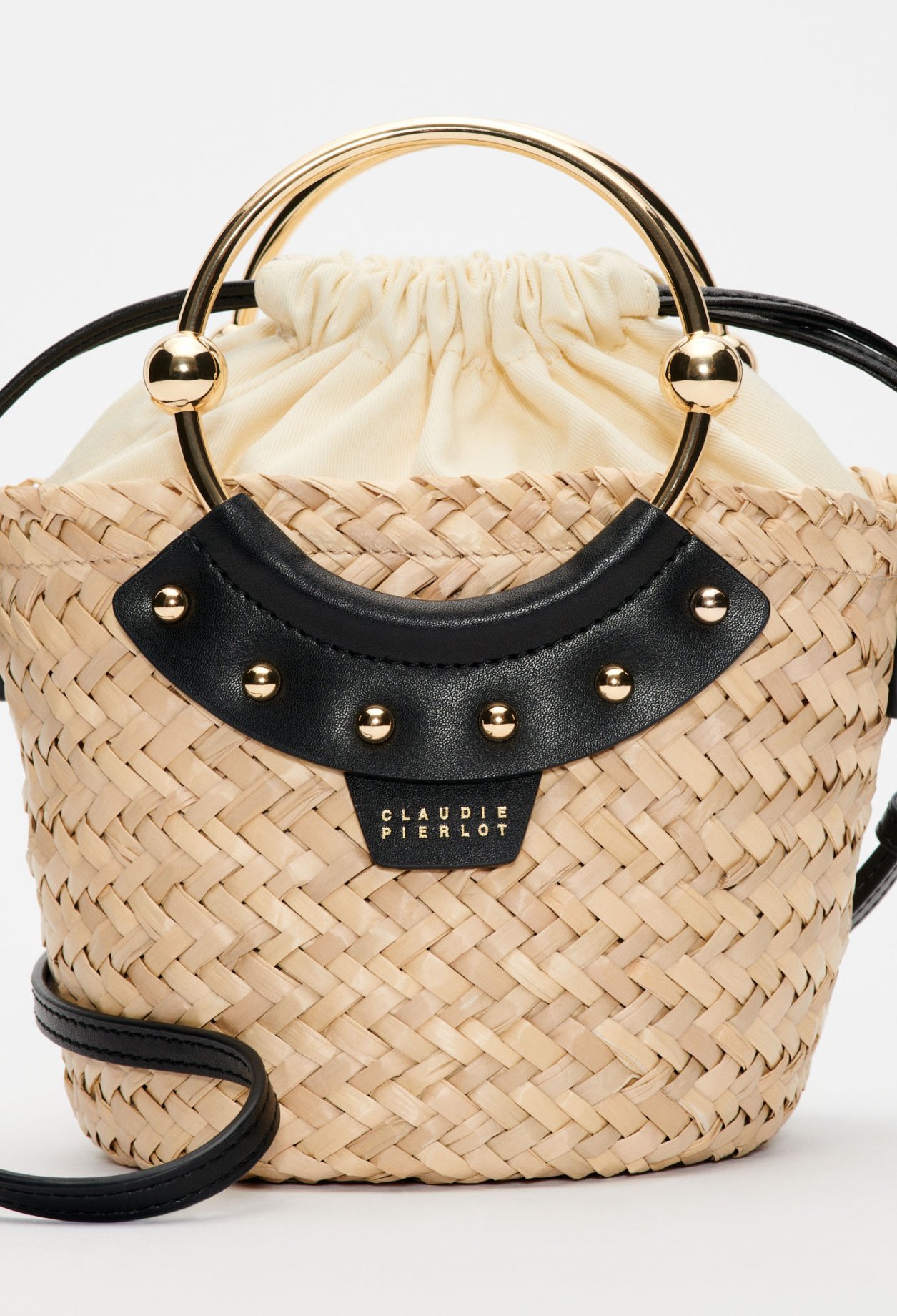 Petit panier blanc osier