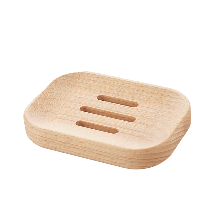 Porte-savon en bois de hêtre