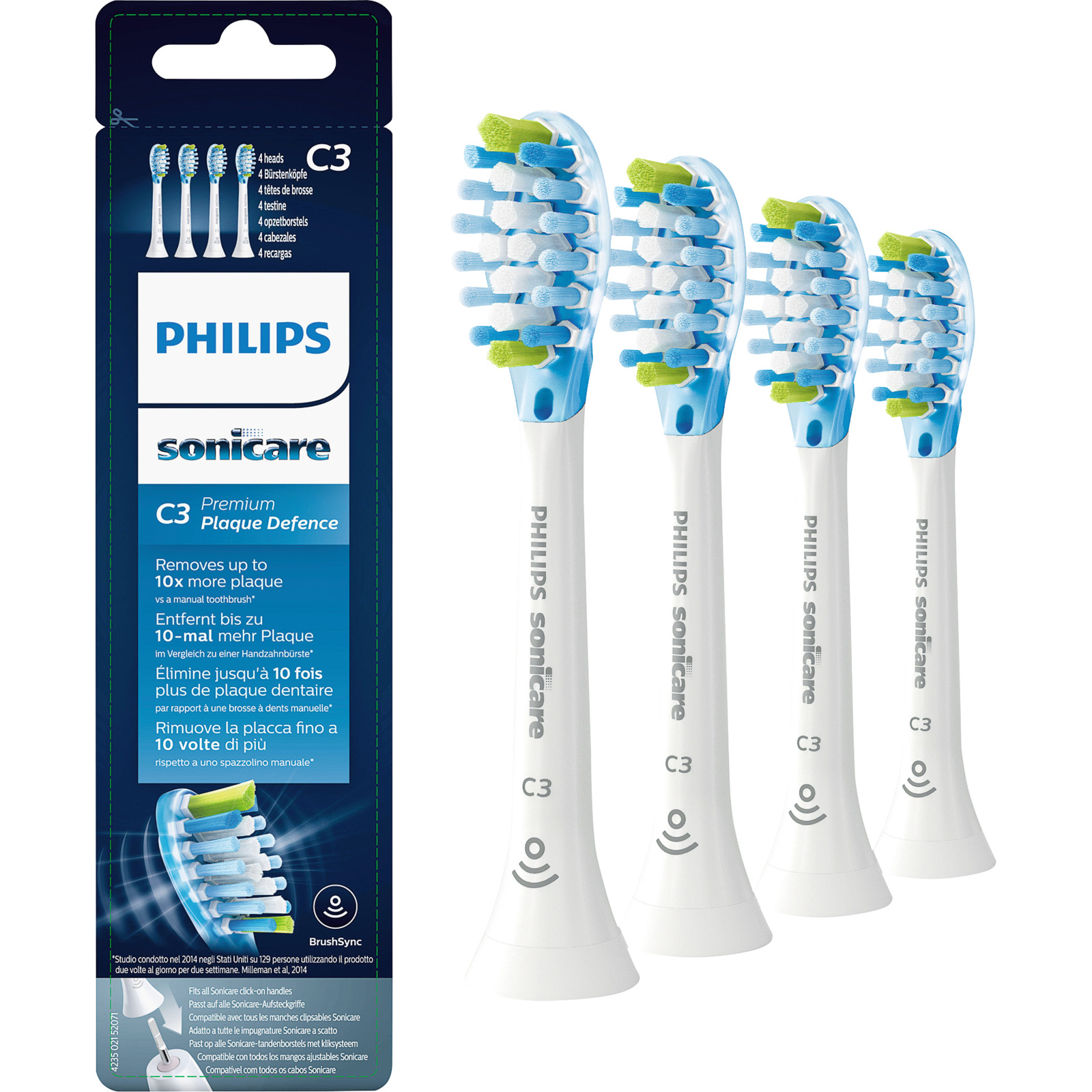 Philips Aufsteckbürste Sonicare C3 4 Stück