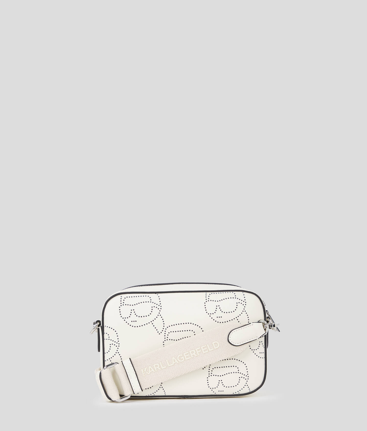 SAC CAMÉRA PERFORÉ IKON - Blanc Cassé
