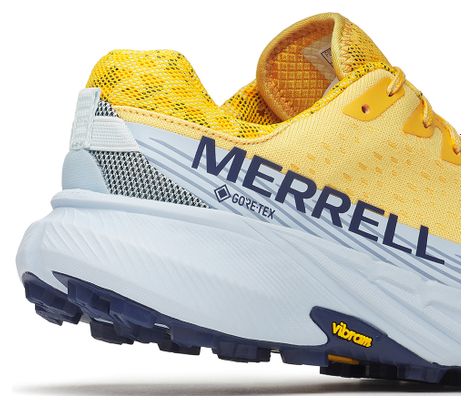Chaussures de Trail Merrell Agility Peak 5 Gore-Tex Jaune/Bleu Femme