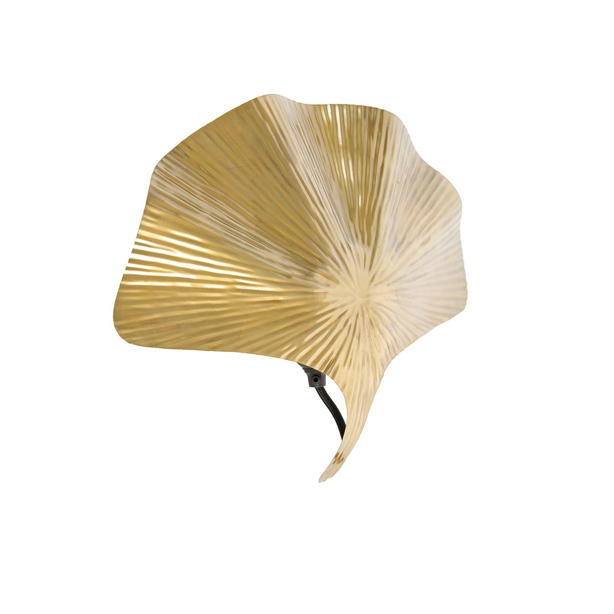 Oosterse wandlamp messing - Louka
