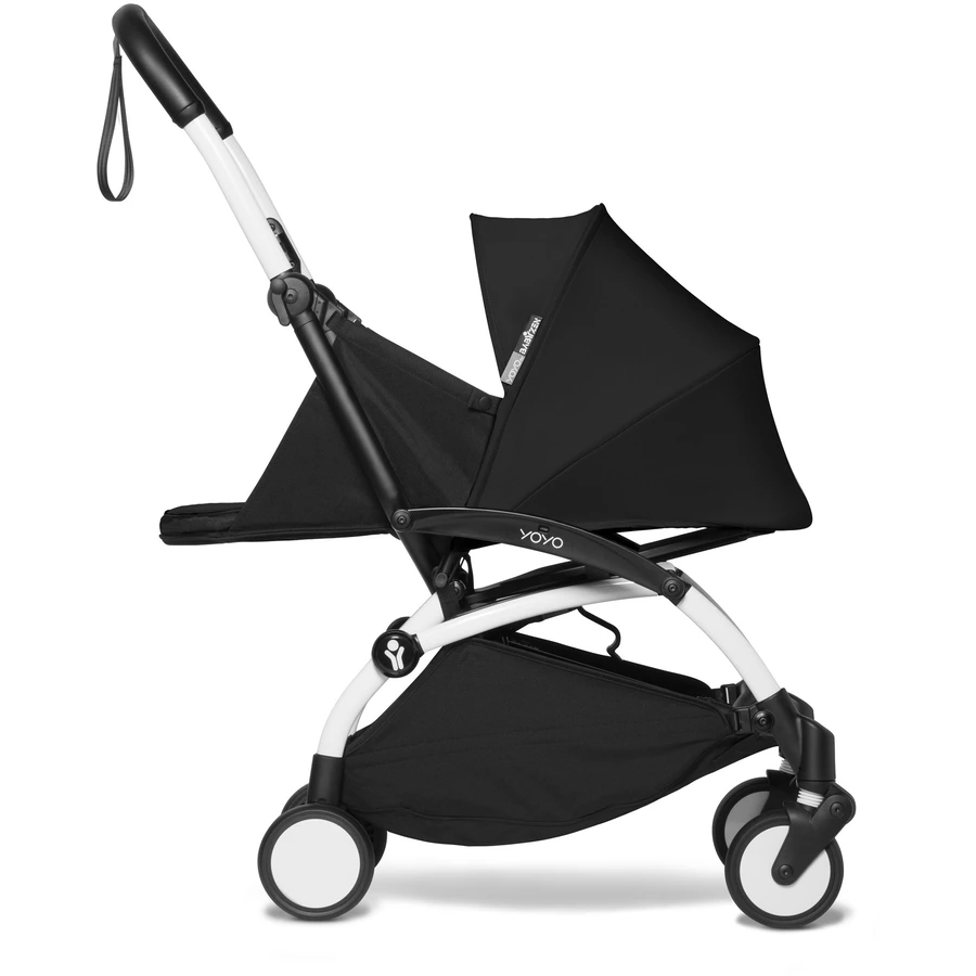 BABYZEN Kinderwagen YOYO2 0+ Black mit Neugeborenenaufsatz Black