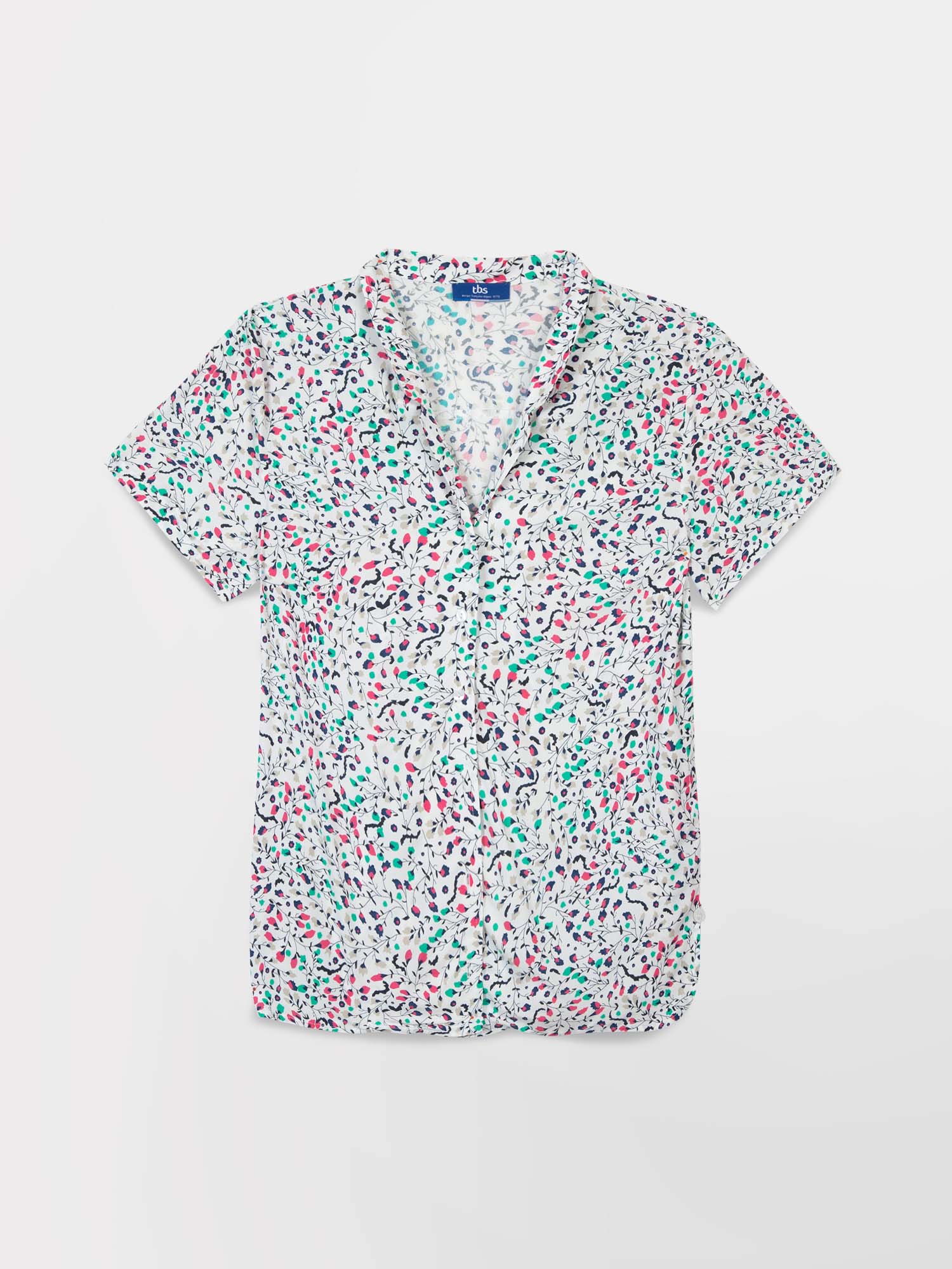Chemise Femme Légère Motif Floral Multico