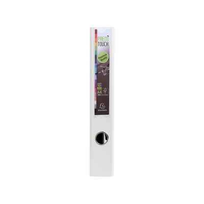 Exacompta Prem'Touch - Classeur à levier - Dos 50 mm - A4 Maxi - pour 400 feuilles - blanc