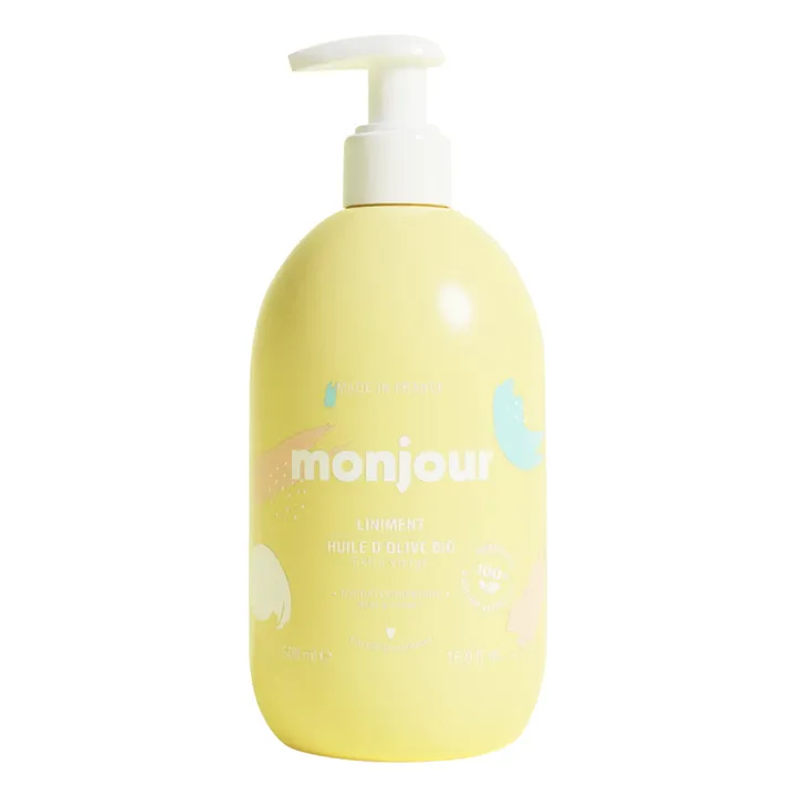 Monjour Liniment à l'huile d'olive Bio - 500 ml