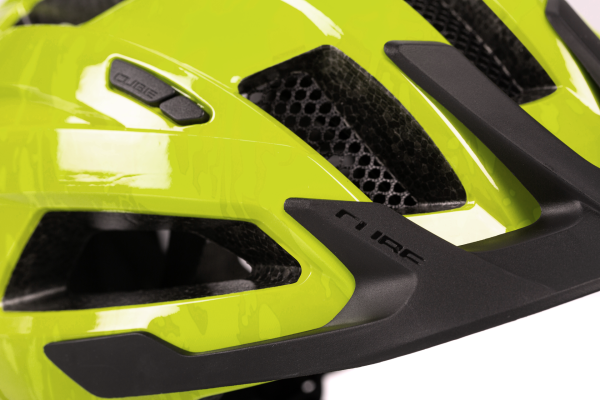 Cube Steep Cykelhjelm, Glossy Citrone