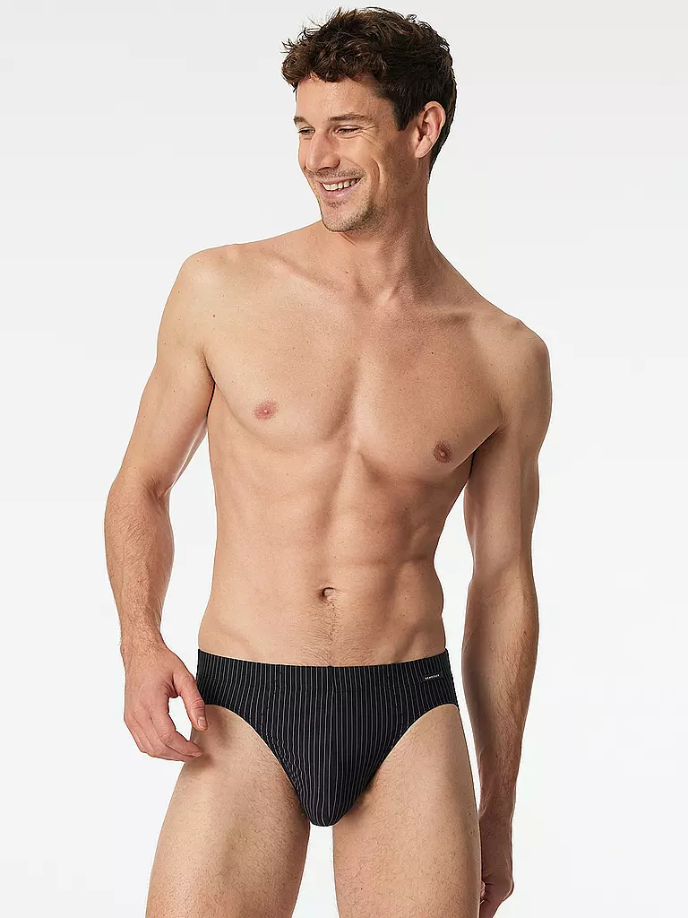 SCHIESSER Slip schwarz schwarz