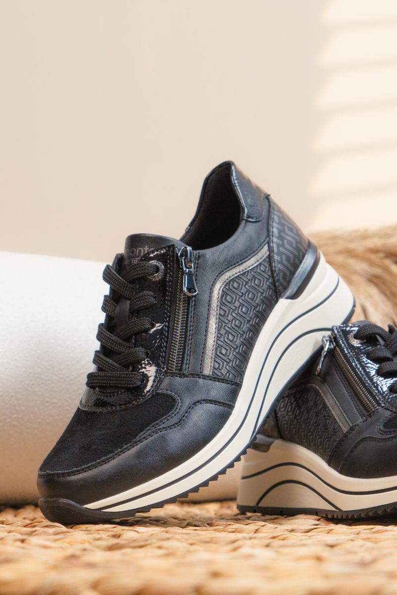 Remonte Sneakers Zwart Dames