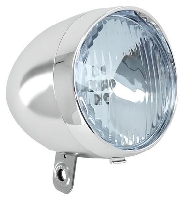 ECLAIRAGE VELO A PILE AVANT SUR GARDE-BOUE SPANNING HOLLAND CHROME (EN VRAC)