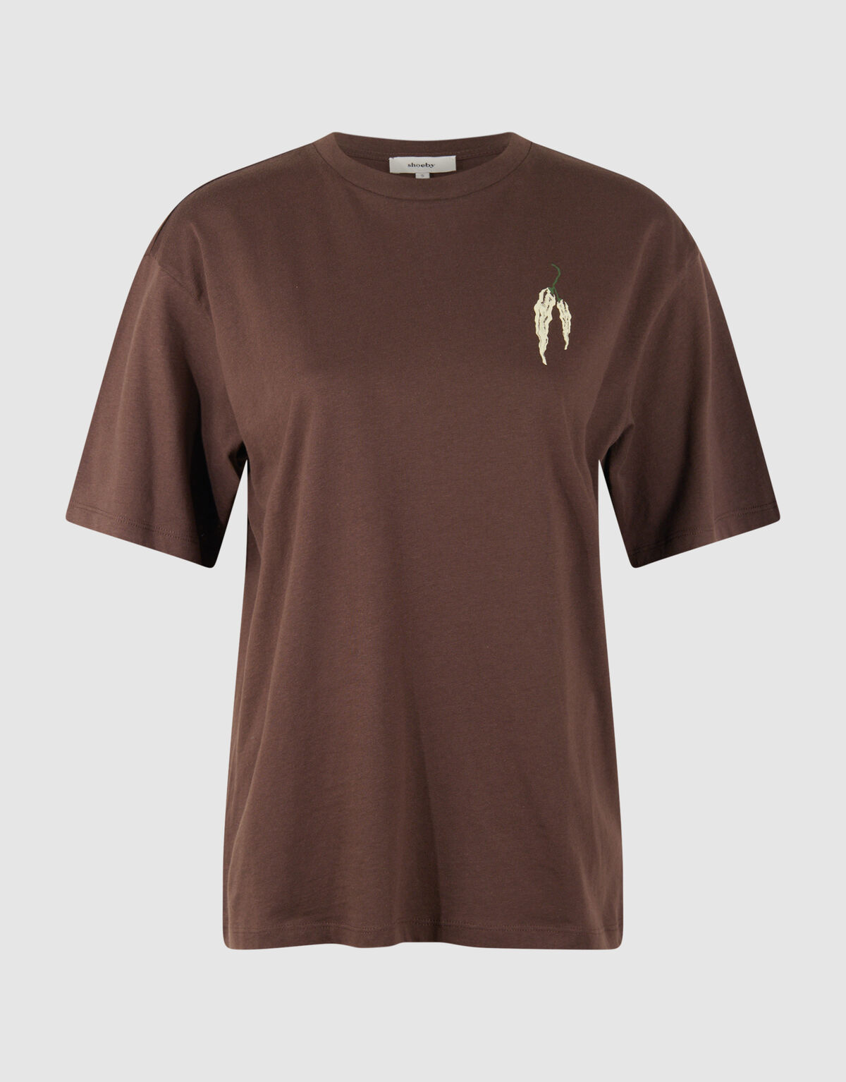 Pepper Artwork T-shirt Bruin